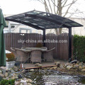 100% anti-UV polycarbonate roof used aluminum awnings for sale